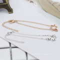 Cadena de pulseras de estrella de David para mujer, pulsera de aleación de mujer de moda simple, agente de compra de joyas con hexagrama